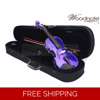 Woodnote VB-320PL Solidwood 1/2 or 1/4 Purple Violin fiddle